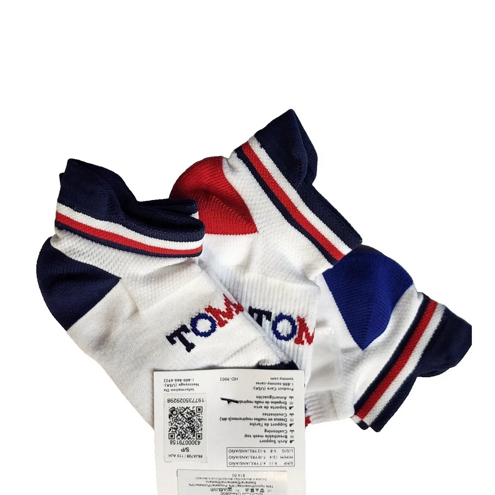 Tommy Hilfiger Kids Boys Ankle Socks Moisture Wicking Size Small‎ 9-11
